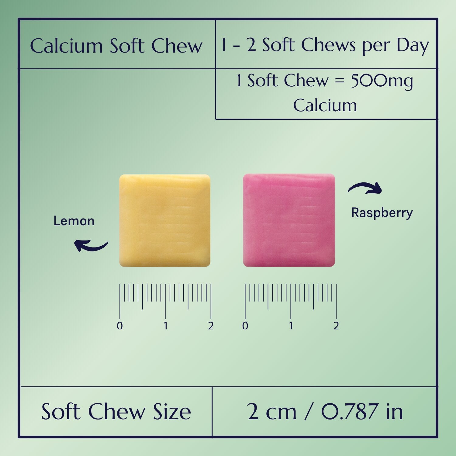Calcium 90 days - Raspberry